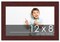 12x8 Solid Wood Picture Frame with UV-Resistant Acrylic & Acid-Free Backing, Available in 6 Finishes: Matte Black, Matte White, Metallic Bronze, Silver, Natural Wood Grain & Mahogany